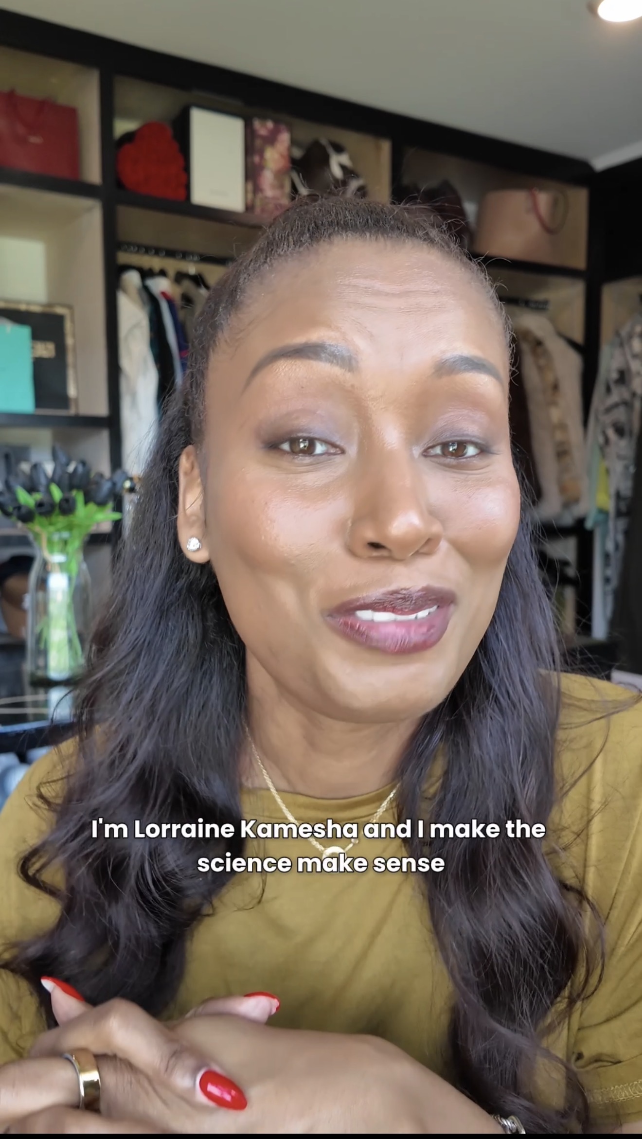 Lorraine Kamesha talking about perimenopause energy crashes